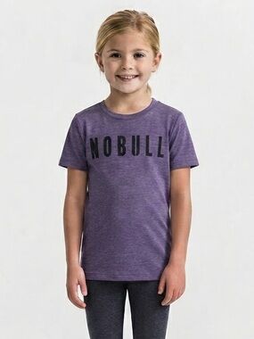 NWT NOBULL Unisex Kid’s Tee - Small - Purple